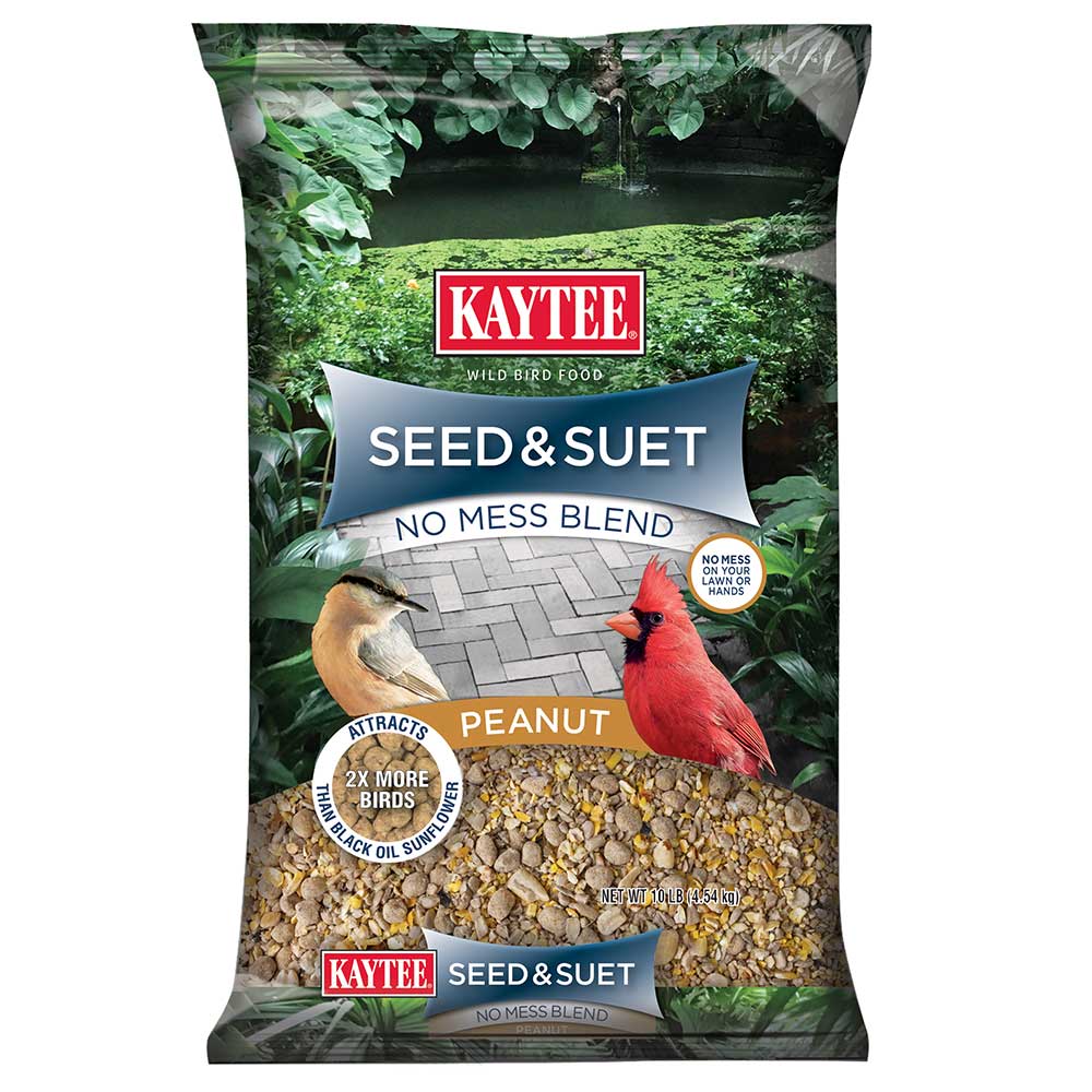 Kaytee Seed & Suet No Mess Peanut