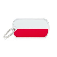Flags Poland ID Tag