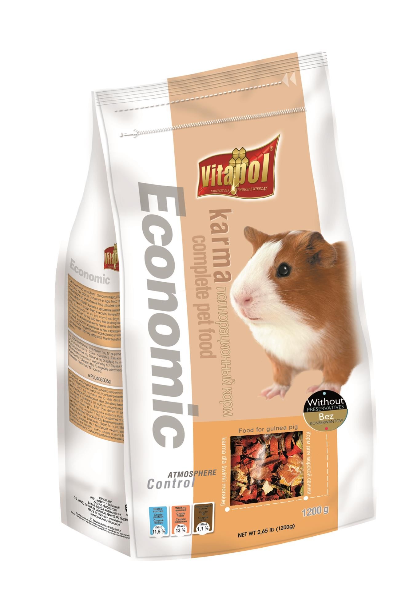 Economic karma pełnoporcjowa dla kawii domowej 1,2 kg
