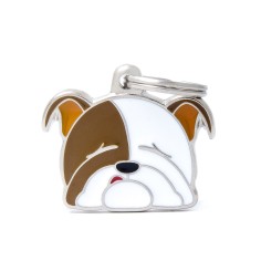Friends English Bulldog ID Tag