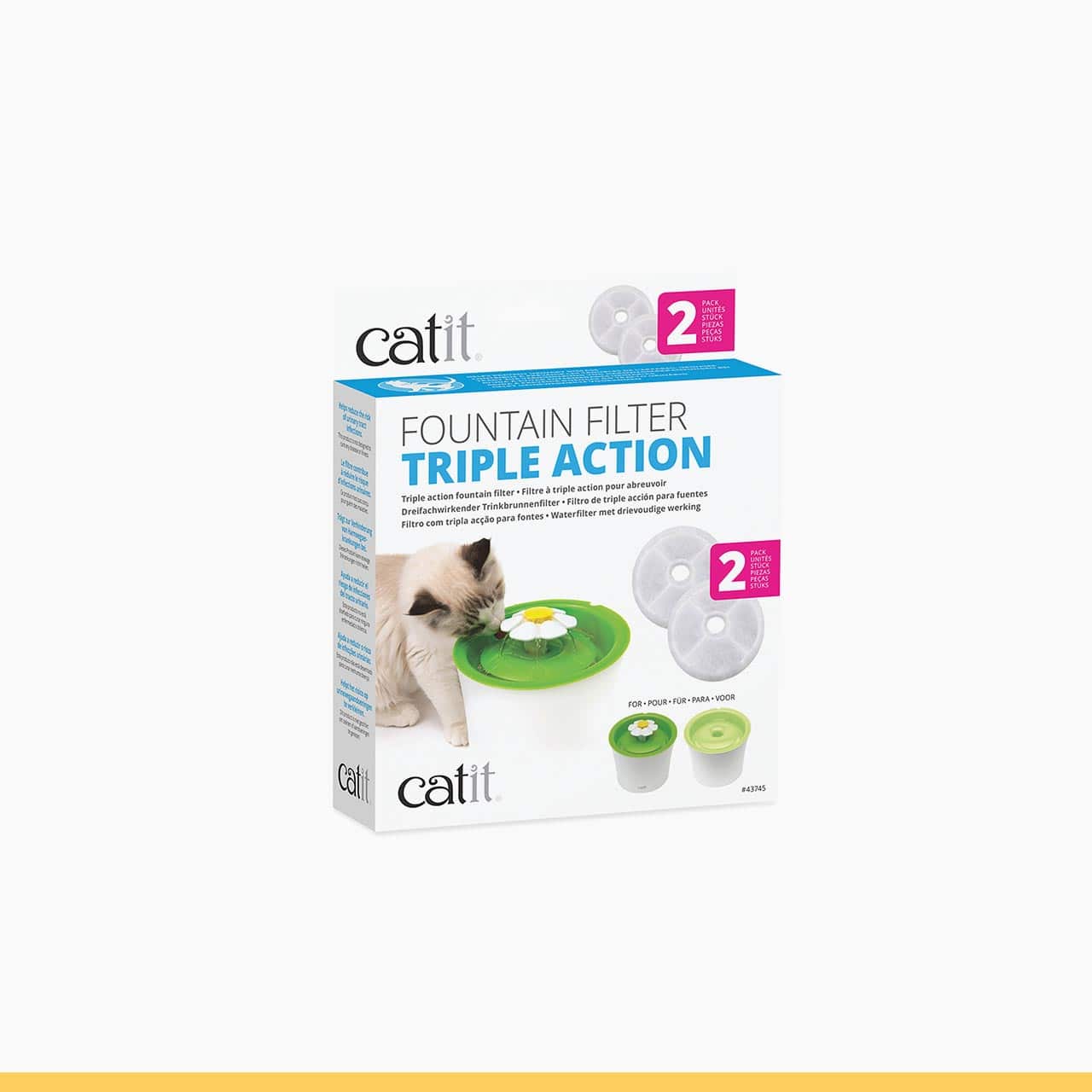 Triple Action Fountain Filters