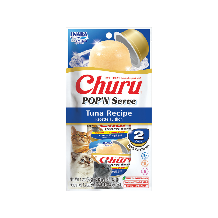 Churu Popn´ Serve Tuna Recipe 35g/2 copas