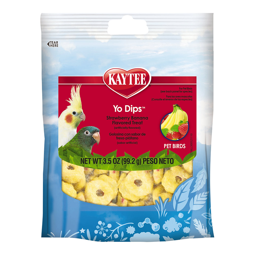 Kaytee Yo Dips Strawberry Banana Flavored Treats
