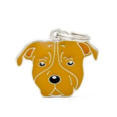Friends Brown Amstaff ID Tag