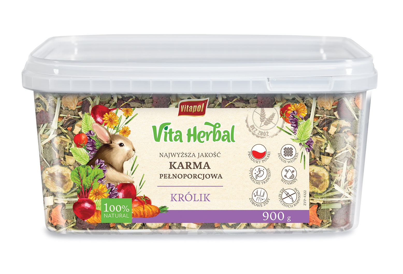 Karma pełnoporcjowa Vita Herbal dla królika