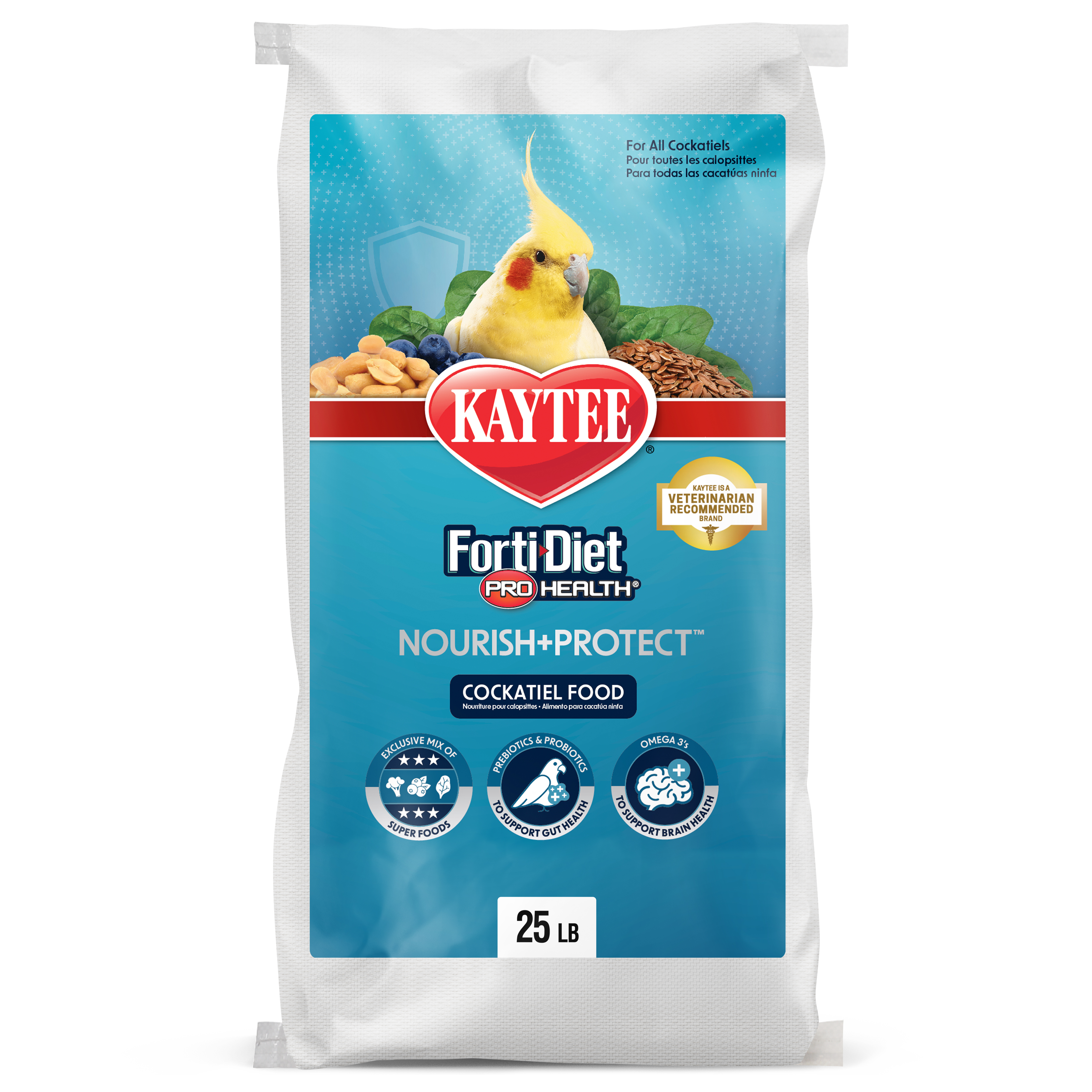 Kaytee Forti-Diet Pro Health Nourish+Protect Cockatiel Food