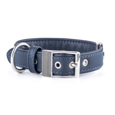 Blue Bilbao Collar in Synthetic Fiber