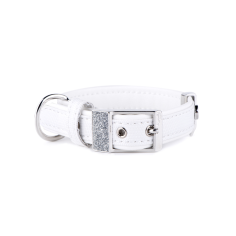 White Saint Tropez Collar en Synthetic Fiber
