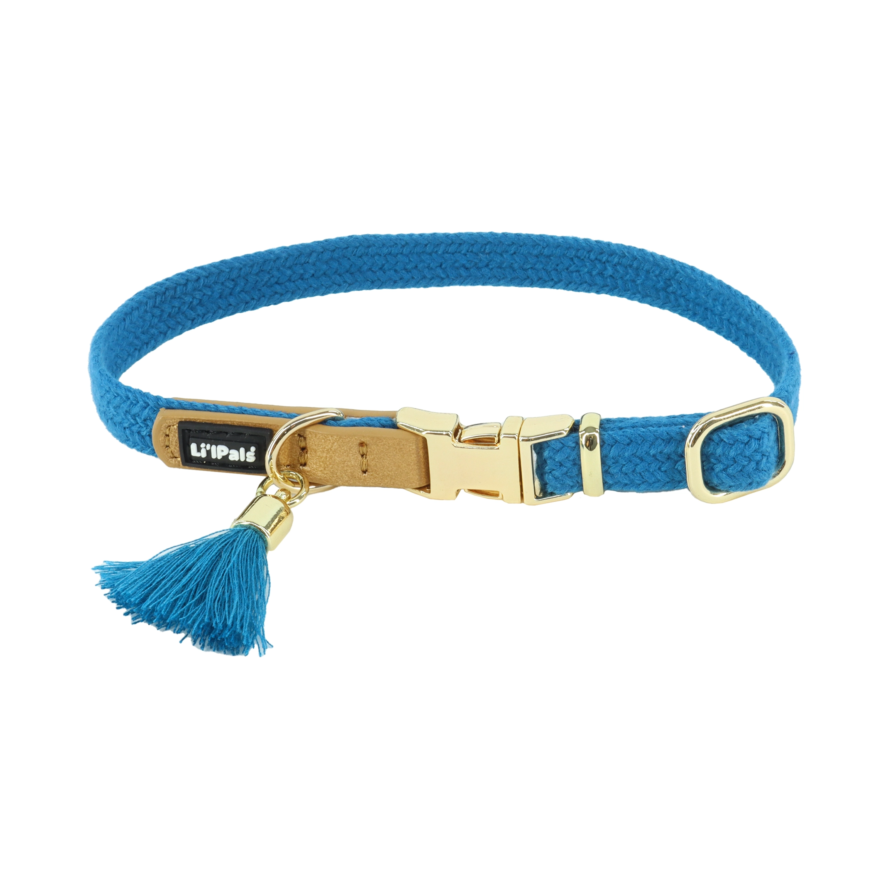 Li'l Pals by Coastal Charming Woven Collar with Tassel