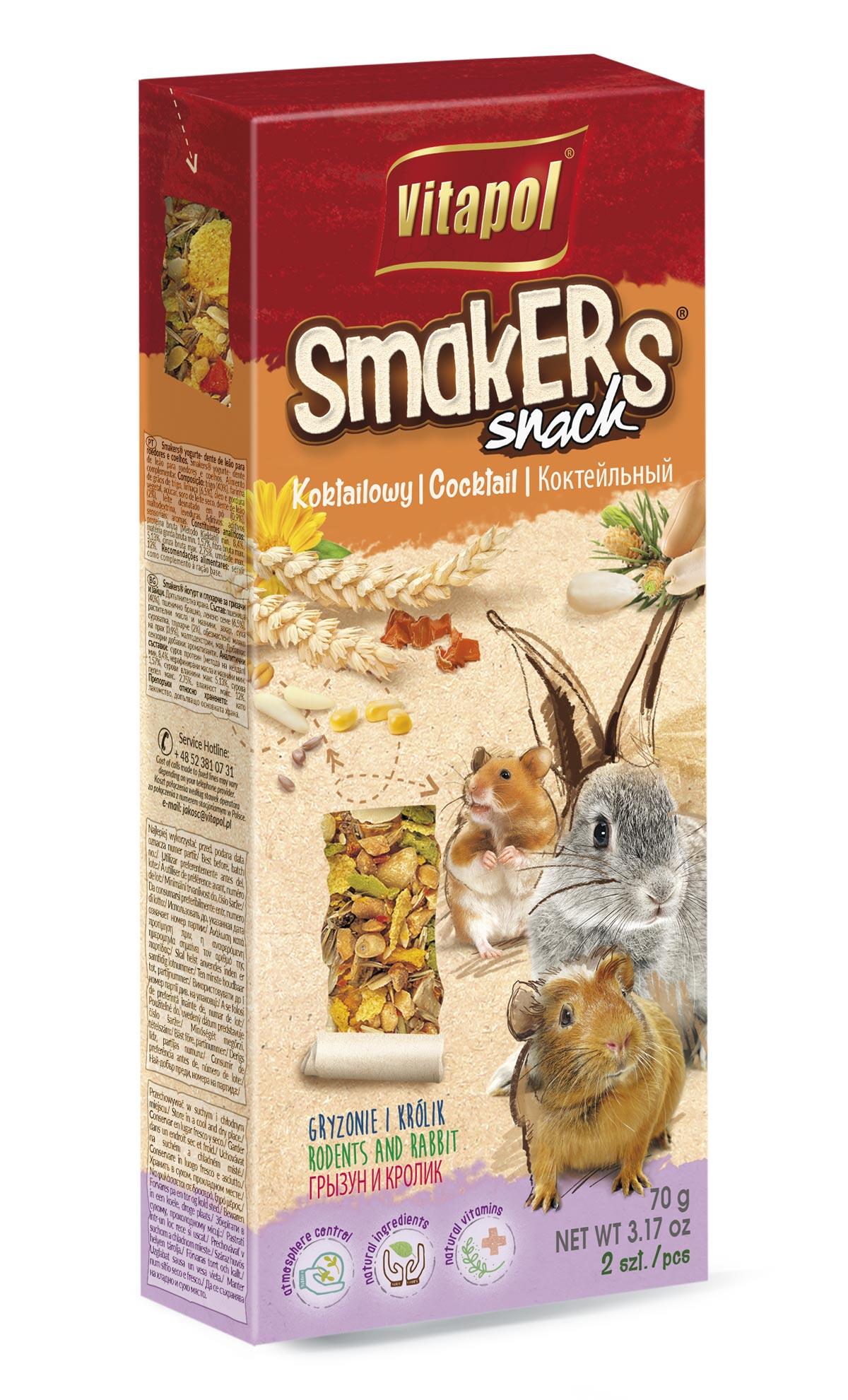 Smakers Snack koktajlowy dla gryzoni i królika 2 szt 90 g