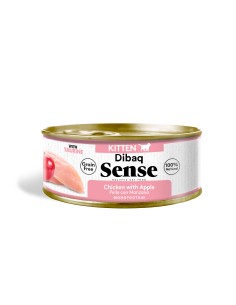 Dibaq Sense Gatito Pollo con Manzana
