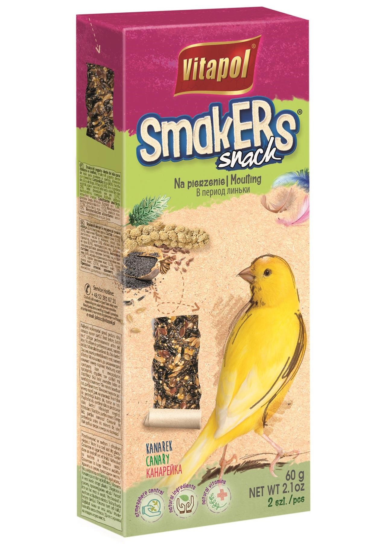 Smakersy Snack na pierzenie dla kanarka 2 szt.