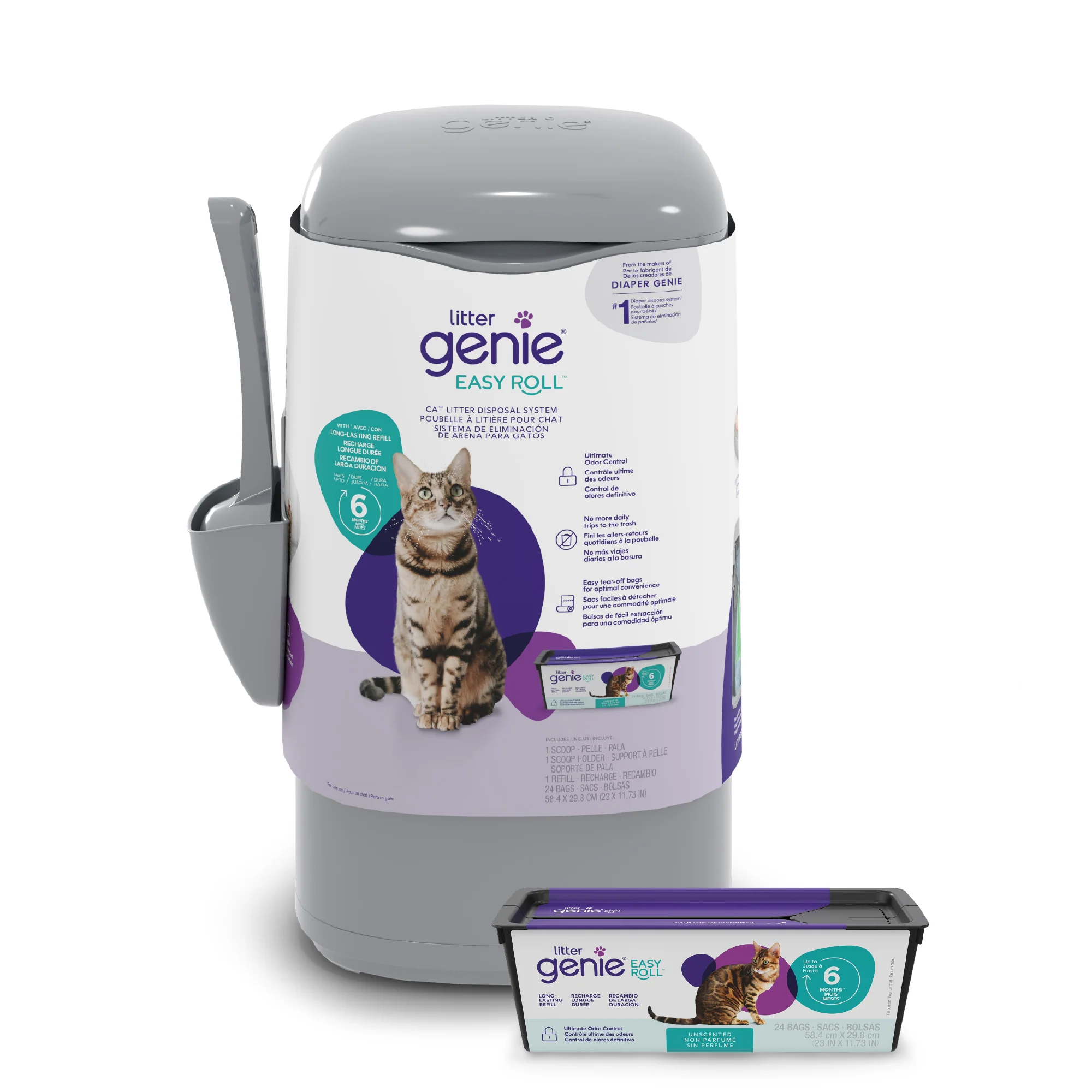 Litter Genie® Easy Roll Pail