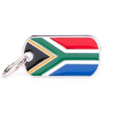 Flags South Africa ID Tag
