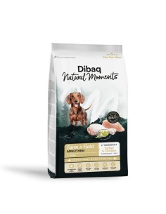 Dibaq Natural Moments 5 Star Pavo y Pollo Adulto razas pequeñas