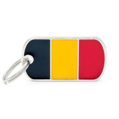 Flags Belgium ID Tag