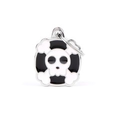Charms Small Skull ID Tag