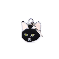 Friends Black European Cat ID Tag