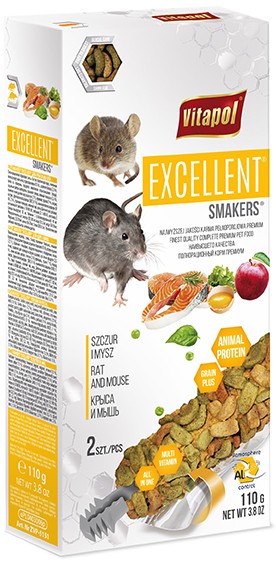 Smakers Excellent dla szczura i myszy 2 szt. 110 g