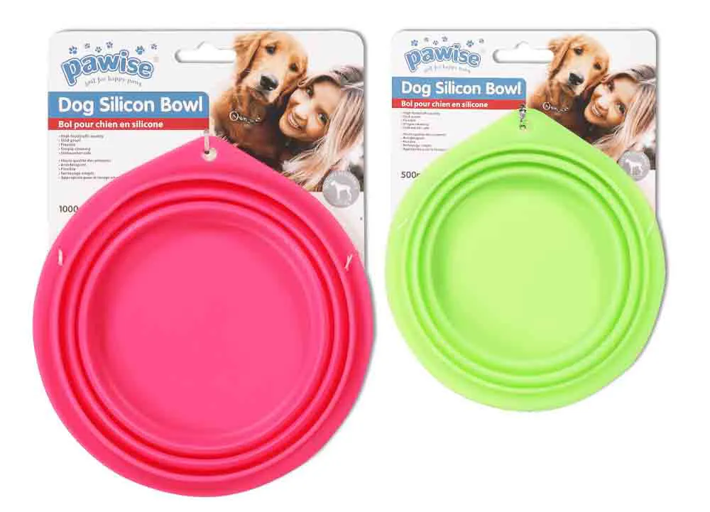 PRATO PORTATIL SILICONE 500ML (RS/VD)