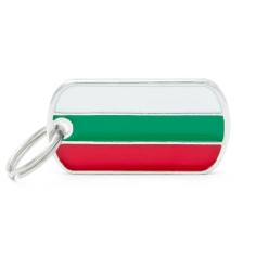 Flags Bulgaria ID Tag