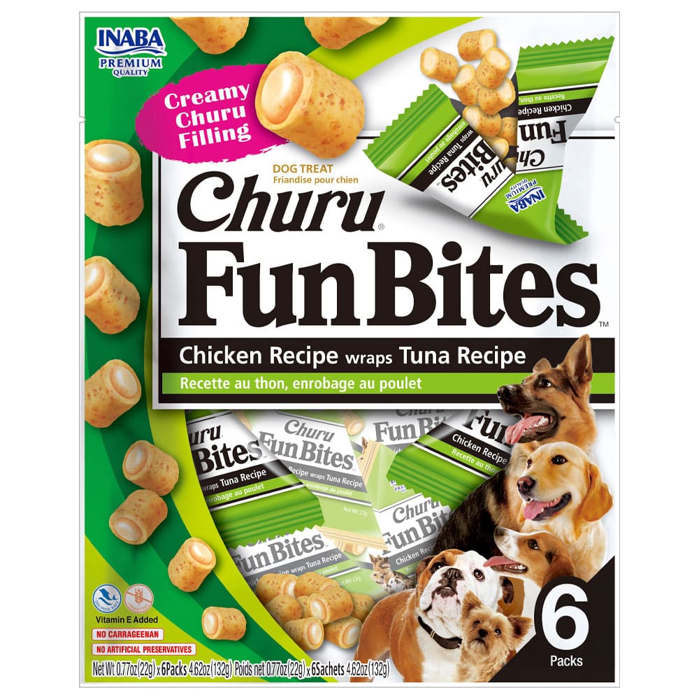 Dog Churu Fun Bites de pollo con atún
