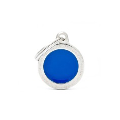 Classic Small Blue Circle ID Tag