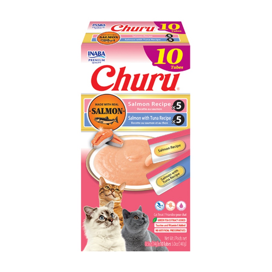 Churu Salmon Tuna (10 tubos)