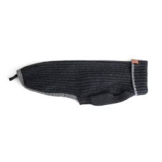 Cortina Ribbed Anthracite Grey Sweater para Perro