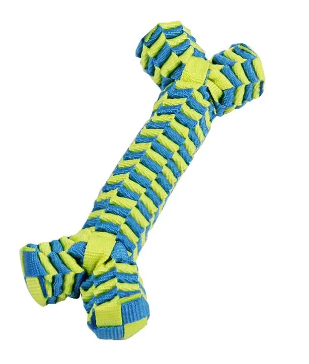 BRINQUEDO EM NYLON TRANÇADO -OSSO 24 CM