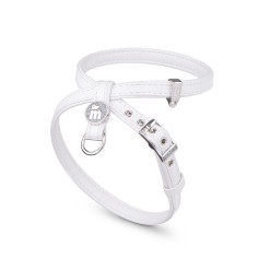 White Saint Tropez X-Harness en Synthetic Fiber
