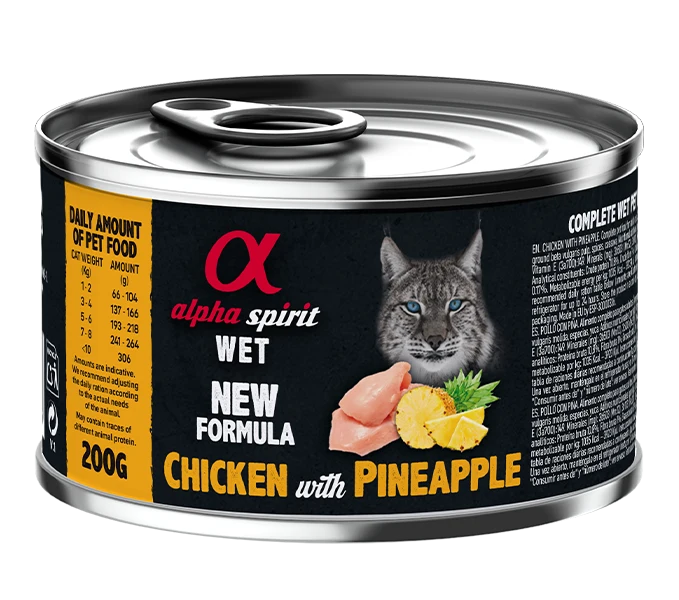 Paté de Pollo con Piña para Gatos