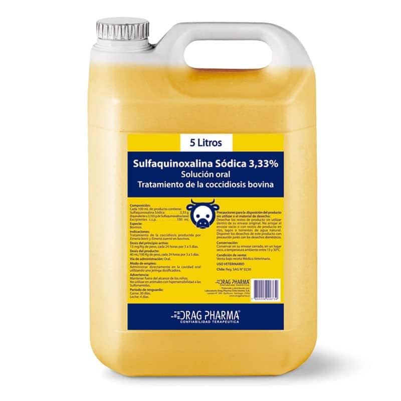Sulfaquinoxalina Sódica 3,33%