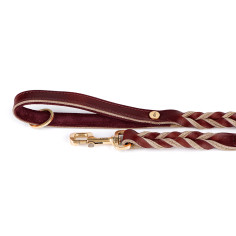 Red Ascot Correa en Leather