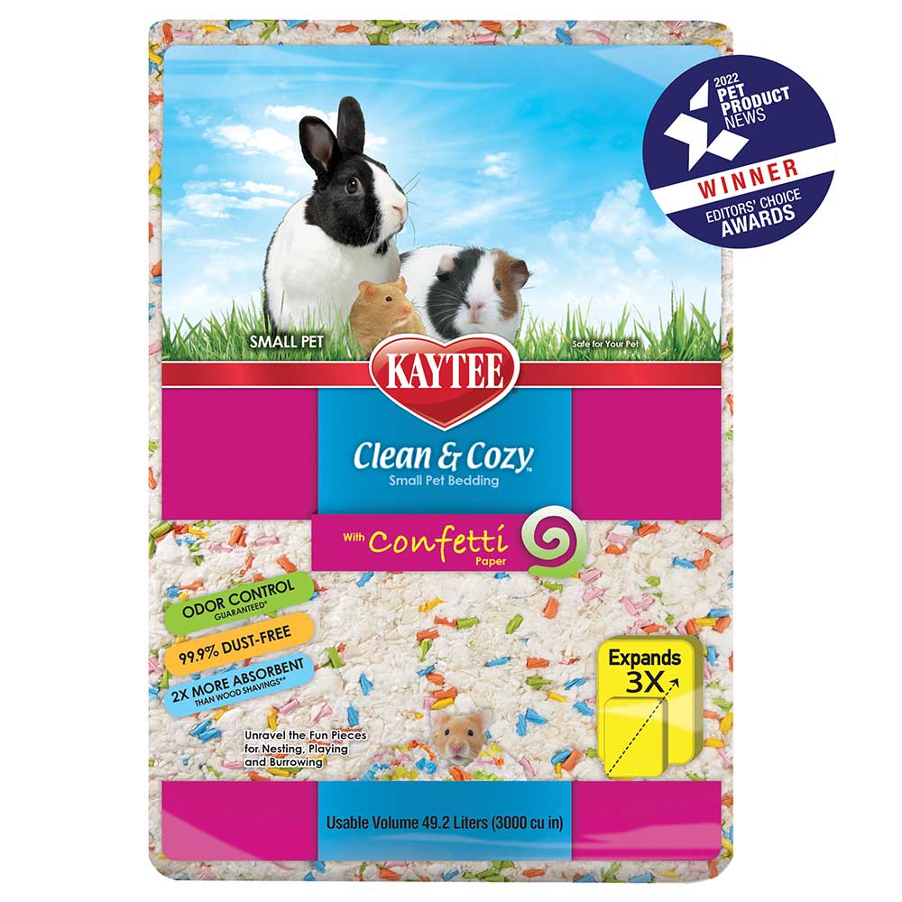 Kaytee Clean & Cozy Bedding with Confetti
