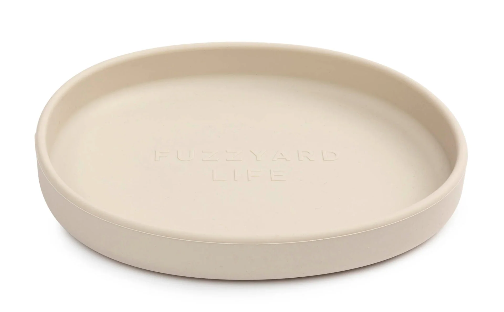 FuzzYard Life Silicone Cat Dish - Sandstone