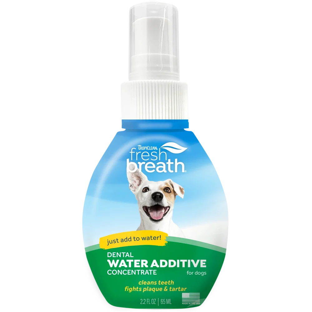 TropiClean Fresh Breath Dog Dental Water Additive Concentrate
