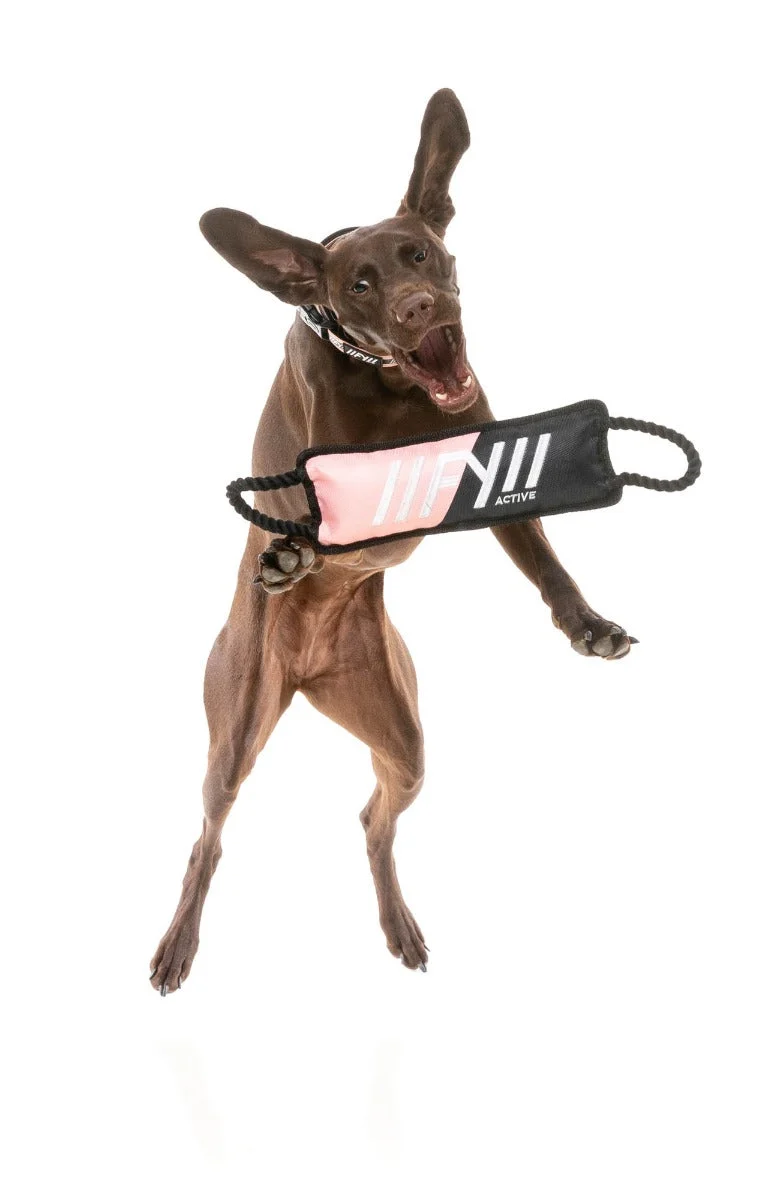 FY Active Rope Tug Dog Toy - Peach