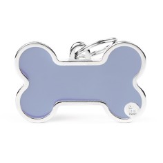 Basic Handmade XL Lilac Bone ID Tag