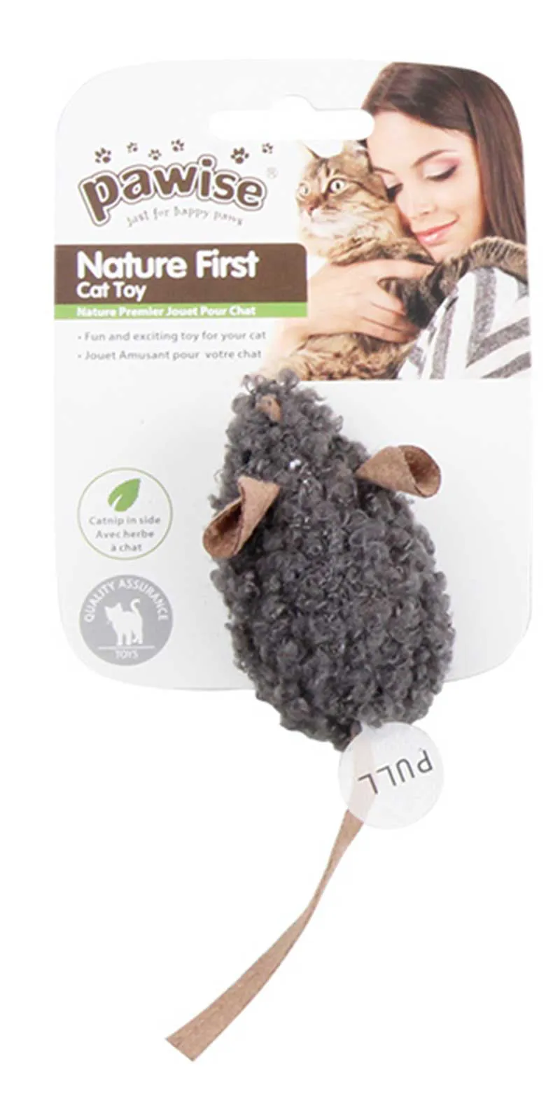 BRINQUEDO PARA GATO NATURE - RATO C/ SOM