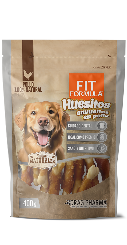 Snack Natural Huesitos Envueltos en Pollo