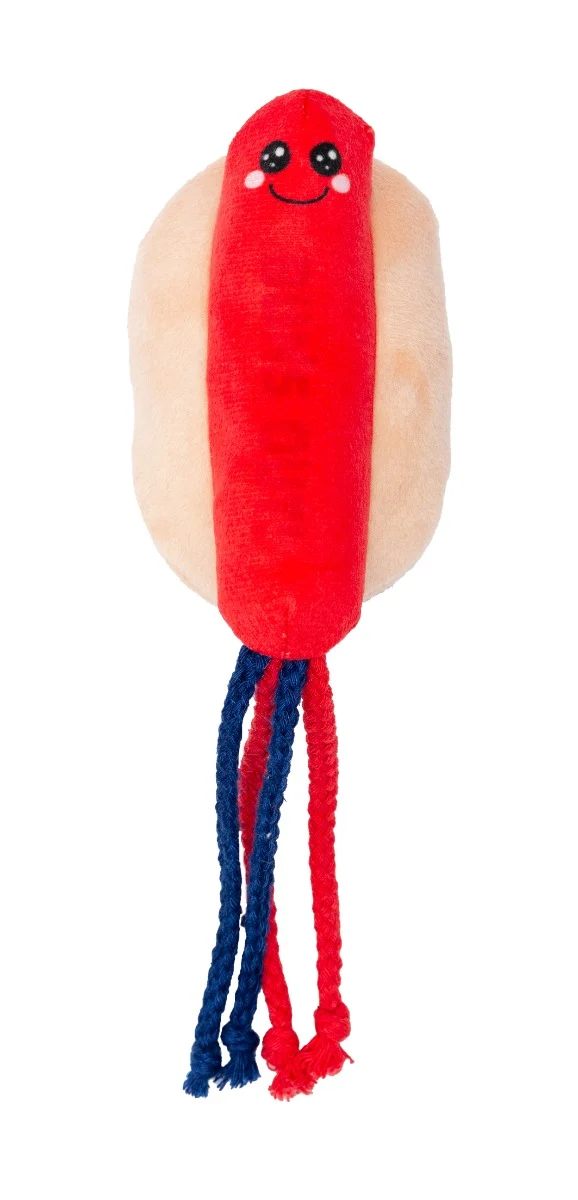 Buns Out Hotdog String - Cat Toy