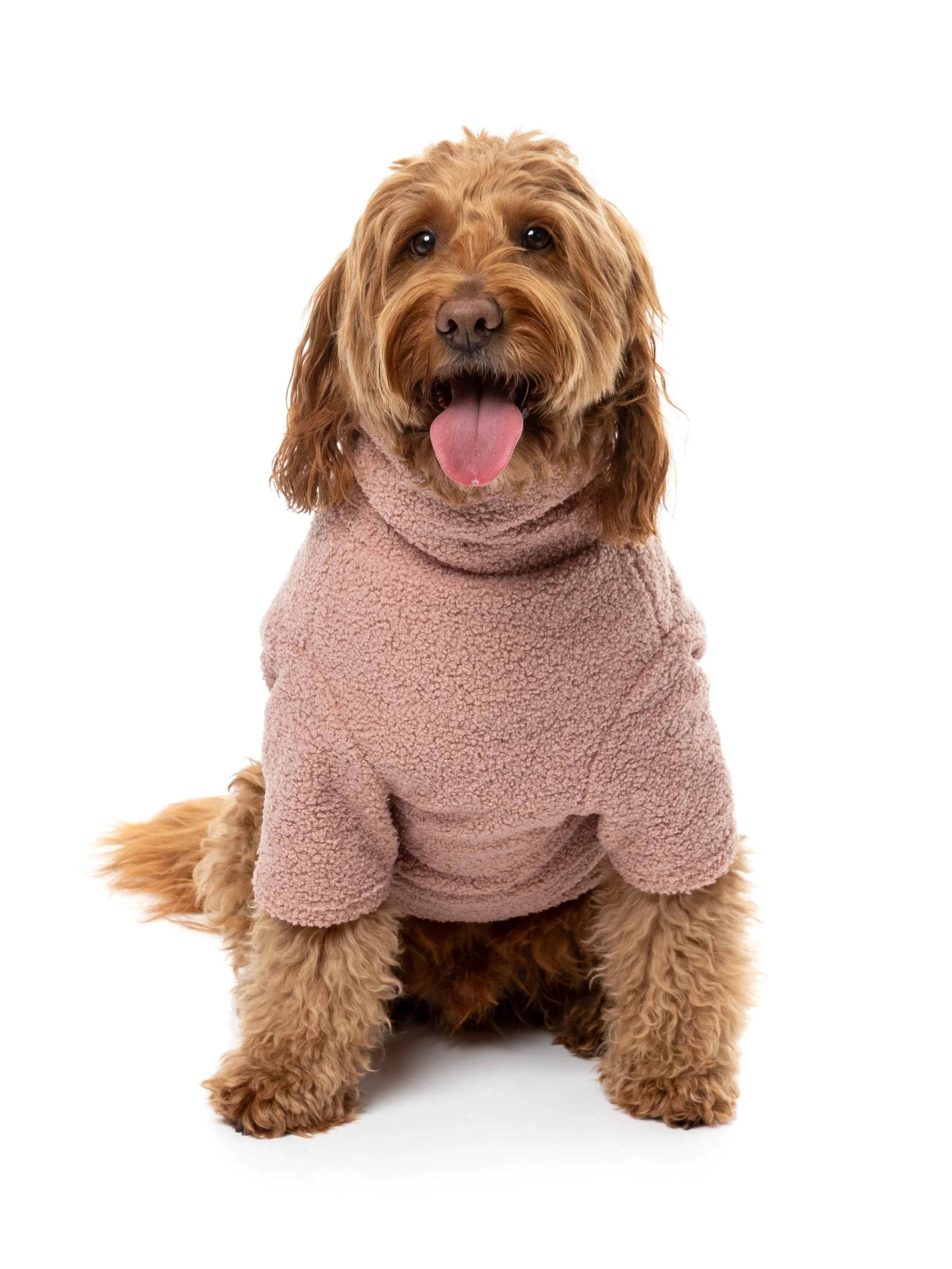 FuzzYard Life Boucle Sweater - Soft Blush