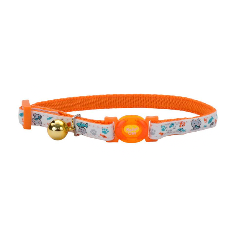 Safe Glow en the Dark Adjustable Breakaway Collar para Gato