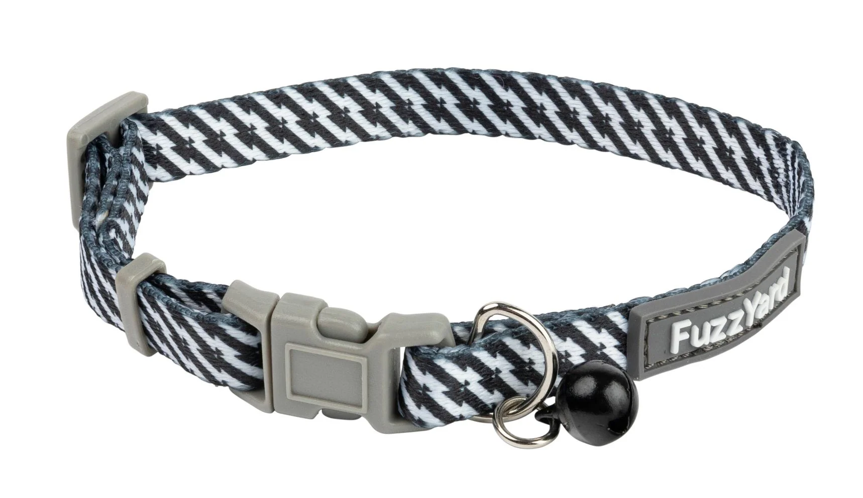 Cat Collar - Tabbytooth Black/White