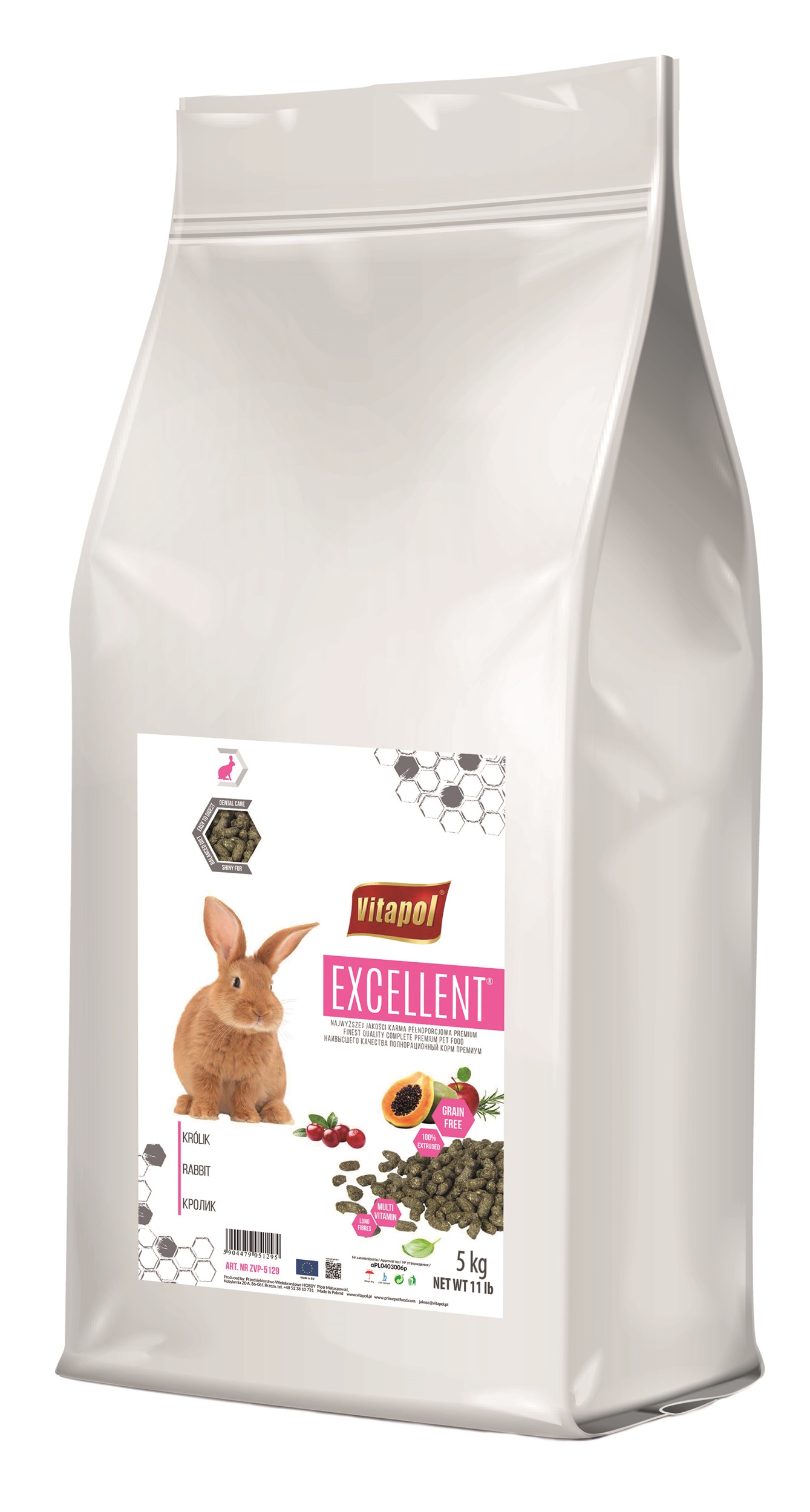 Excellent karma pełnoporcjowa dla królika, 5 kg