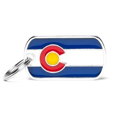 Flags Colorado ID Tag