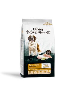 Dibaq Natural Moments 5 Star Pavo y Pollo Adulto razas grandes