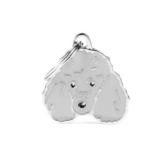 Friends Grey Poodle ID Tag
