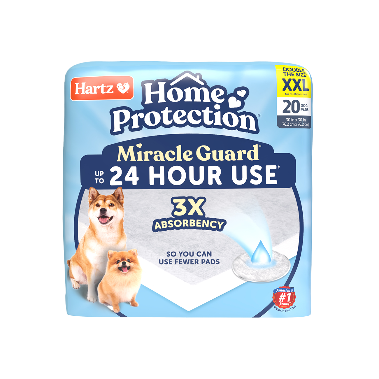 Hartz® Home Protection® Miracle Guard® Extra Absorbent XXL Dog Pads 20 count